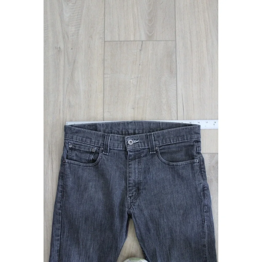 VTG Levi's 511 Men's Skinny Jeans 34x30 Faded Black Slim Fit Denim‎ Pants